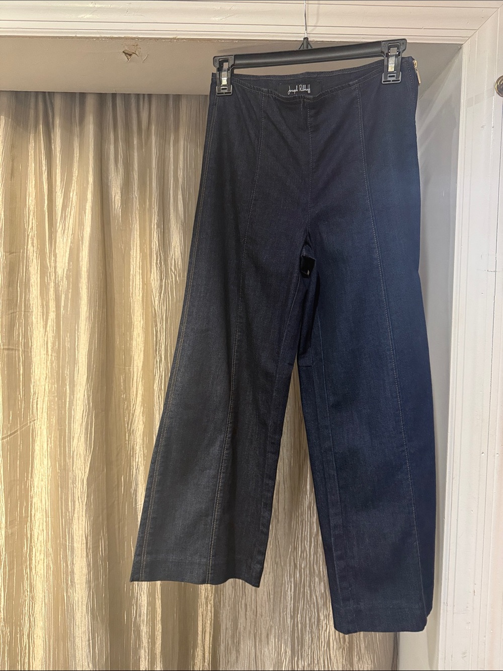 Joseph Ribkoff Women’s Dark Blue Wide-Leg Jeans